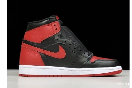 Hyperoad RED MENS JORDAN HIGH 1 OG RETRO AIR “BANNED” 0819